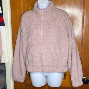 Aero Quarter Zip Sherpa Sweater